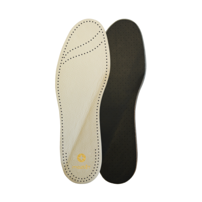 - wkładki do obuwia codziennego i sportowego 
- dla osób z koslawym ustawieniem stawów skokowych
- profil unosi wewnętrzną stronę stopy głównie w okolicy pięty
- wyściółka z naturalnej skóry